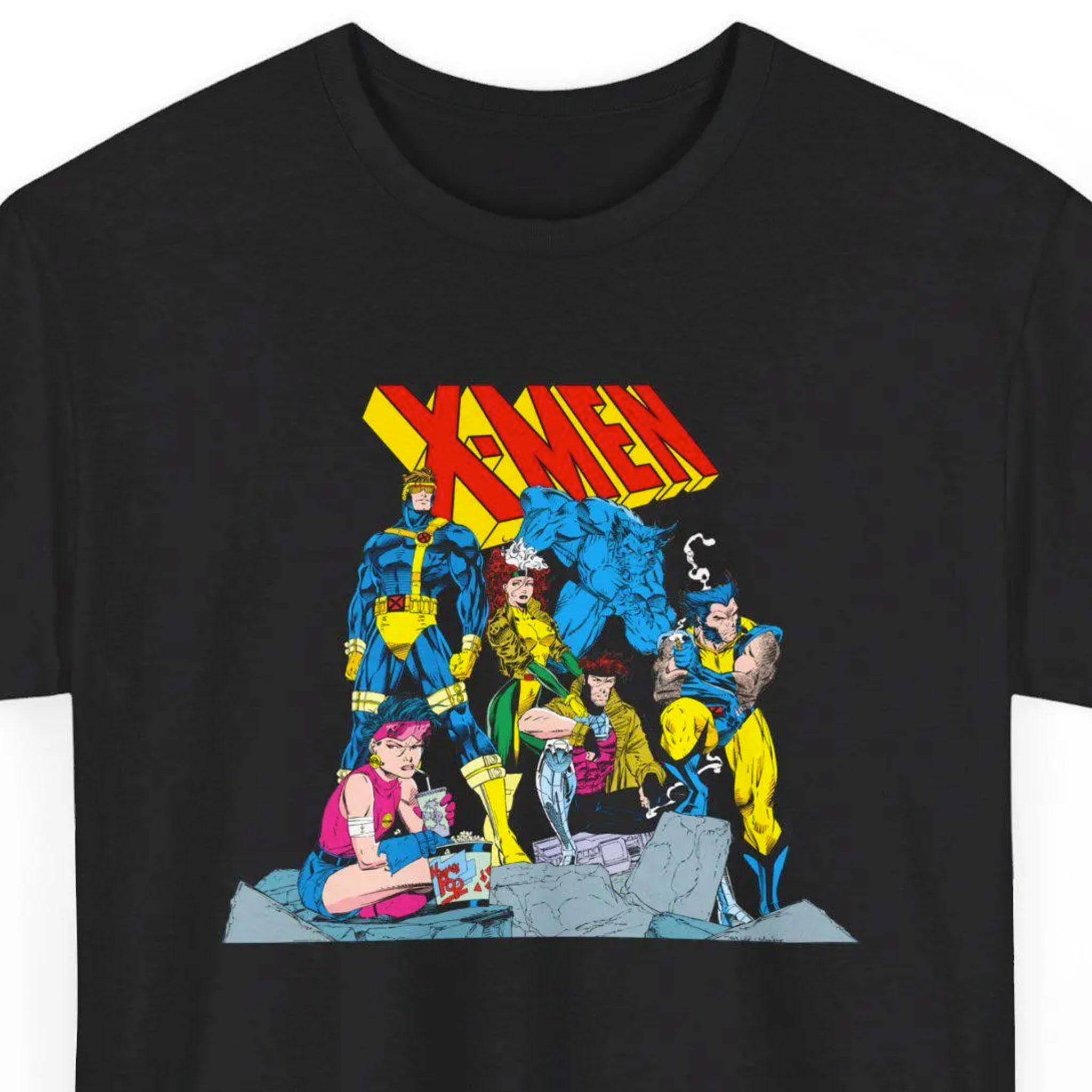 X-men Comic T-shirt | Jim Lee 90's X-men | Unisex Heavy Cotton Tee