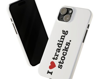 I Heart Trading Stocks iPhone Case: Stock Trader Gift