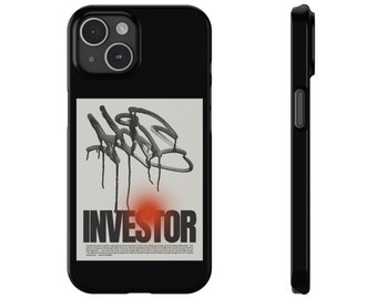 Investor iPhone Case: Stock Trader Gift, Lexan Plastic