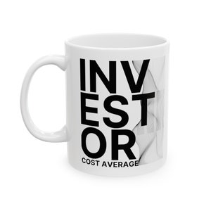 Investor Coffee Mug, stock broker gift, trader gift, investing, stock market gifts, gift for him, stock trader gift, investor mug