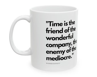 Warren Buffett Coffee Mug: Stock Trader Gift