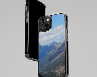 Mountain Adventure Clear Phone Case - Protect Your Device in Style