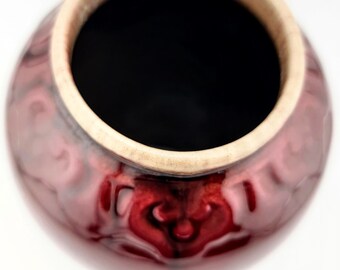 STUNNING 1948 OX Blood Glaze ROOKWOOD Vase, Shape #2218