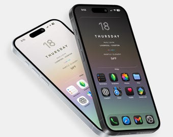 Paquete de fondos de pantalla y widgets para iPhone (descarga instantánea)