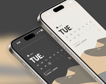 Paquete de fondos de pantalla y widgets para iPhone (descarga instantánea)
