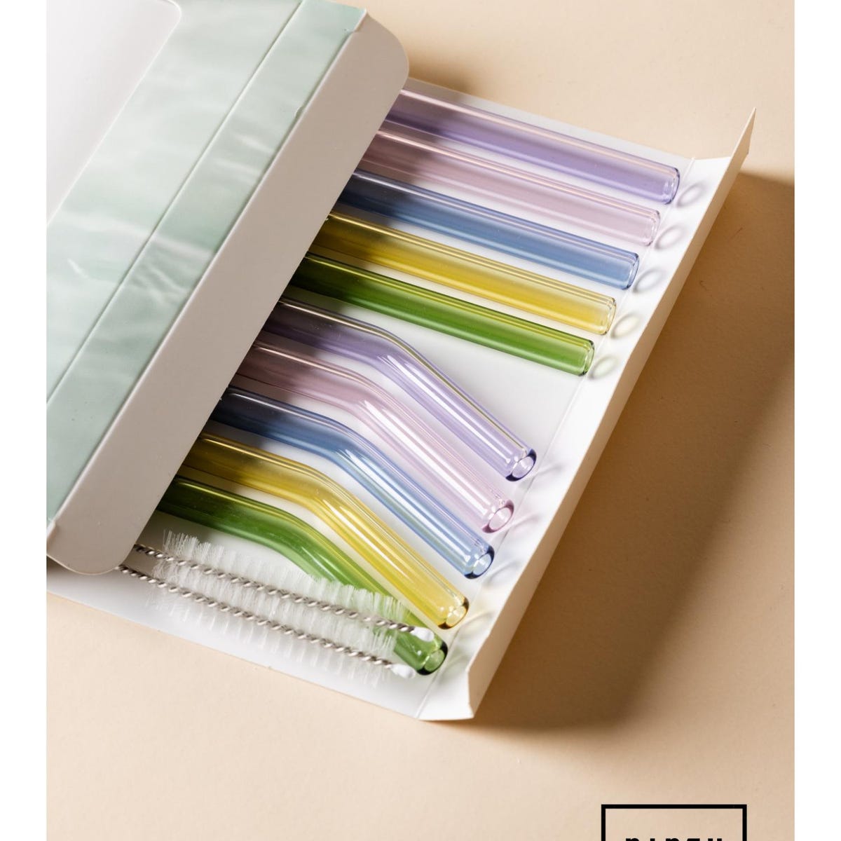 Variety Reusable Colorful Glass Drinking Straw Pack 10 Durable Straw Smoothies Iced Matcha Latte Coffee Pink Butter Yellow Purple Amber Blue - Etsy