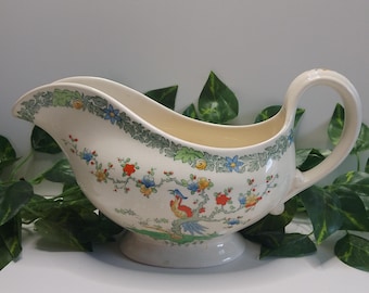 Vintage Copeland Spode Gravy Boat. Bermuda. England Decorative