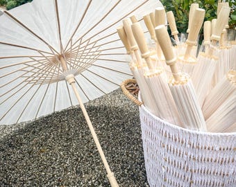 84cm Diameter Paper Parasol, Wedding Umbrella, Paper Umbrella, Large Parasol, Wedding Favour, Bonbonniere, Bridal Shower, Hens, Bridal Party
