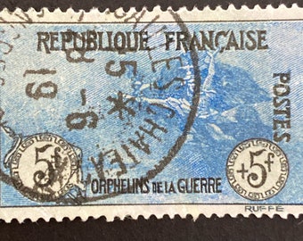 1917 5f France stamps, war orphans sg#377 cat 3500 euro