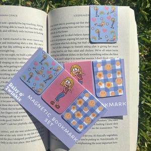 Lizzie Magnetic Bookmark Trio  | 2000s | magnetic bookmark | nostalgic |