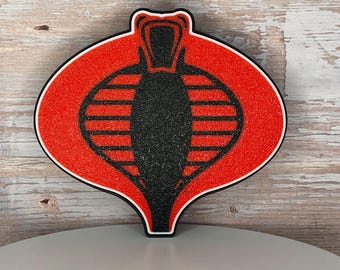Espositore da parete con logo G.I. Joe Cobra