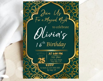 Olivia's Sweet Sixteen, A Golden Green Affair, Gilded in Green, Celebrating Olivia's 16th Birthday, Olivia's Green & Gold 16th Birthday