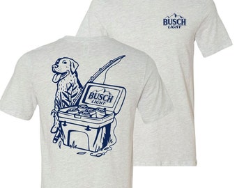 Woofy Fishing Tshirt, Bus ch Beer Tee, Fishing T shirt, T shirt, Graphic Tee, Dog T shirt
