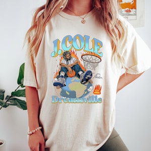 J Cole Dreamville Vintage T-Shirt, J Cole Shirt, Rap Hip Hop, J Cole Merch, Gift For Women and Man Unisex T-Shirt, Gift For Fan