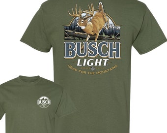 Bus Light, Head for the Mountains, Hunter Beer, Beer Tshirt