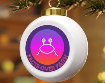 Flying Spaghetti Monster Ornament: Atheist Holiday Decoration