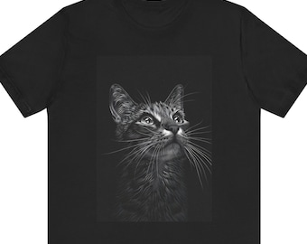 Camiseta de gato psicodélico: camiseta con gráfico gótico y alucinante