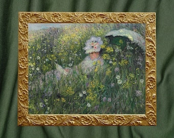 Claude Monet Art Jigsaw Puzzle with Tin: Family Game Night