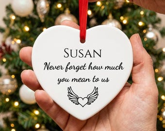 Benutzerdefinierte Pflegekraft, Krankenschwester, Mitte Frau Dankbarkeit Keramik Ornament Geschenk,