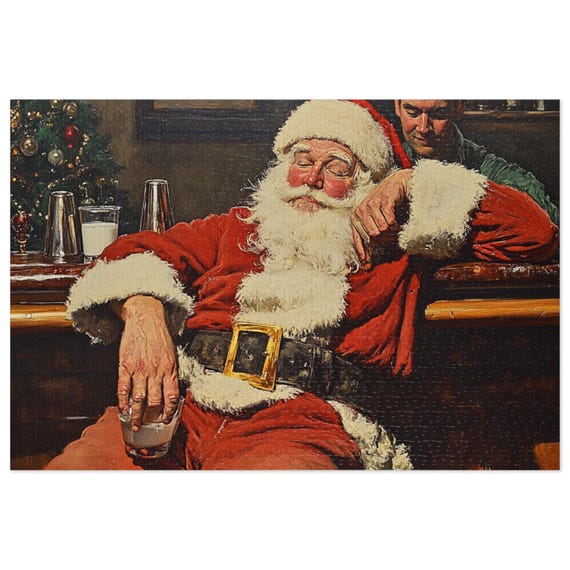 ジグソーパズル: ノーマン ロックウェル ビンテージ スタイル パズル