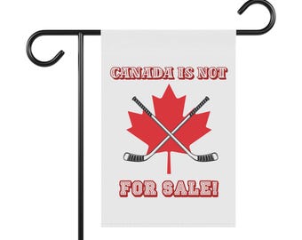 Anti-Trump Canadian Garden Flag: Political Outdoor Decor