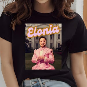 Funny Elonia Unisex Tee: Anti-Elon Protest Graphic Shirt
