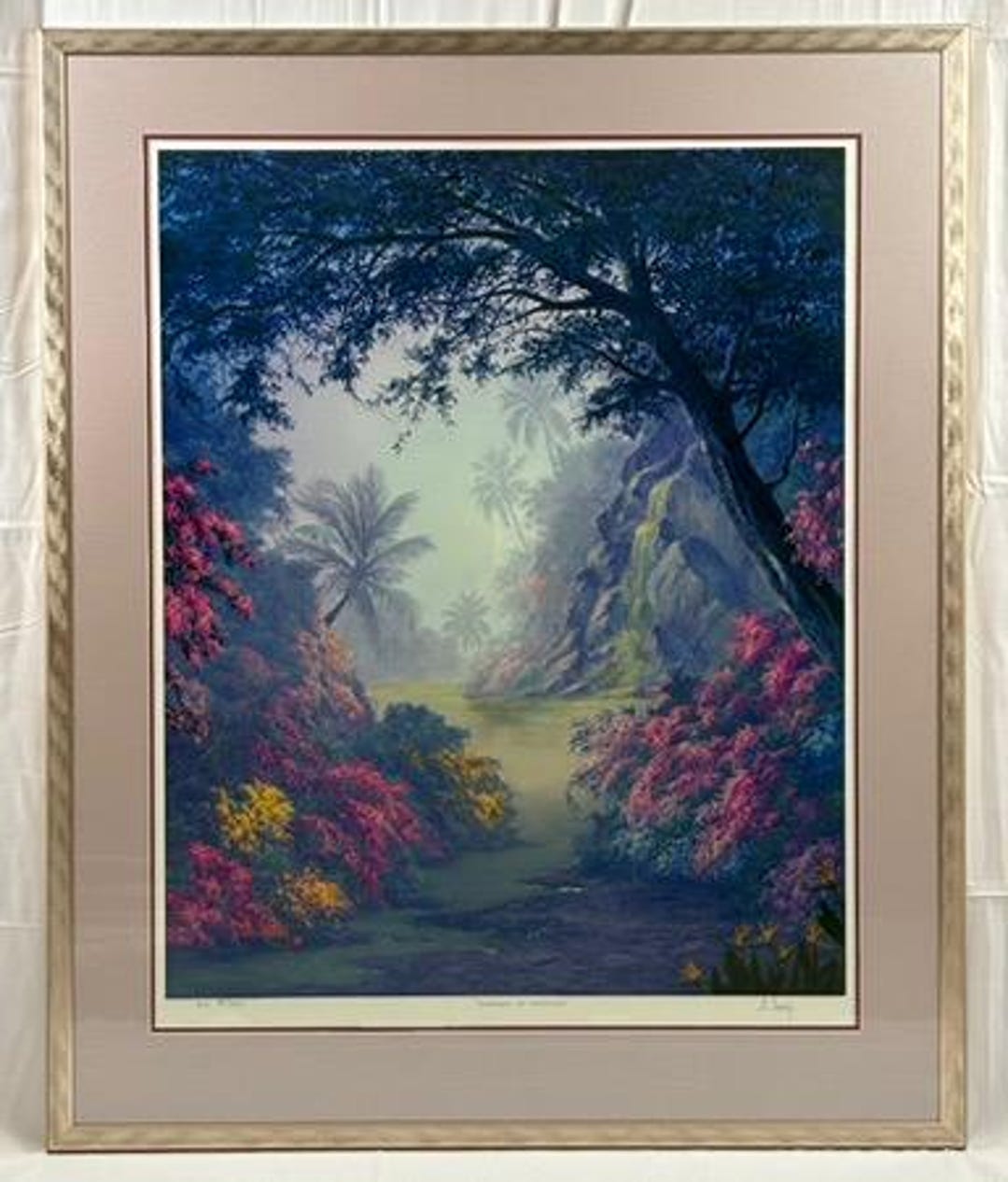 アンソニー・カセイによる限定版リトグラフプリント「ガーデン・オブ