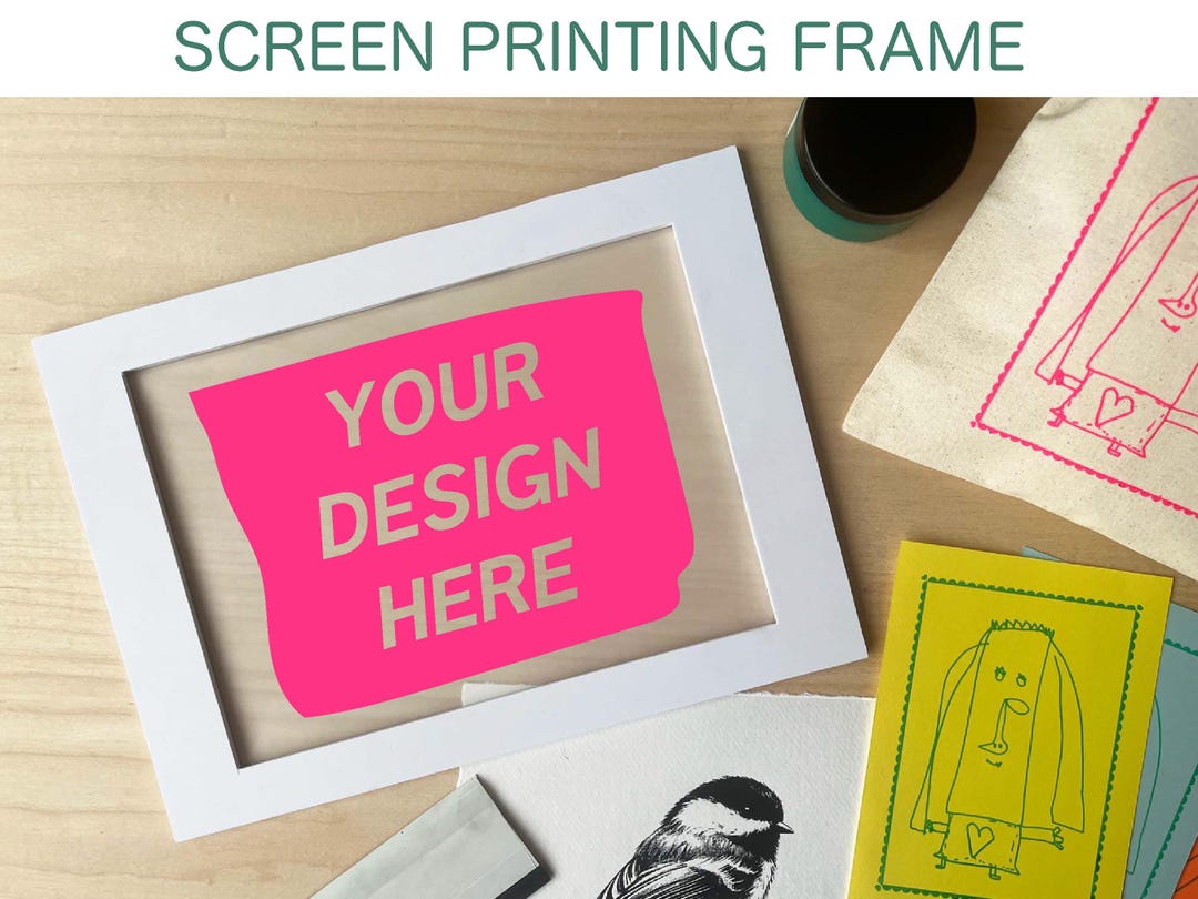 Custom A4 Screen Printing Frame: Pre Burned Print Frame Size LARGE - Etsy
