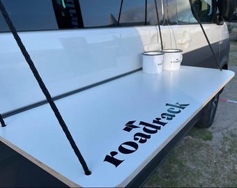 roadrack Module 8 external shelf in white - Ready to install for your van/bus/Bulli T4/T5/T6/T6.1