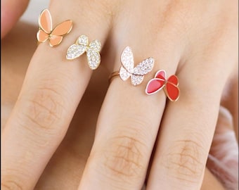 ディオール ディオレット フラワーリング 18K ホワイトゴールド