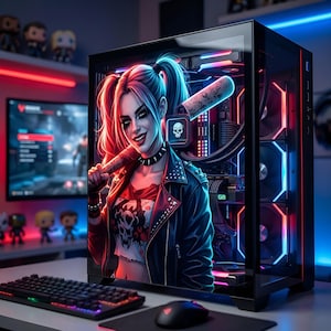 Custom PC Side Panel, Magnetic Acrylic (Laser Cut, Any Size or Design)