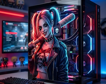 Panel boczny komputera PC na zamówienie, magnetyczny akrylowy (cięty laserowo, dowolny rozmiar lub wzór)