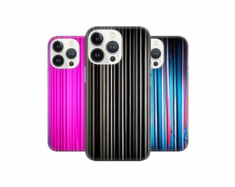 Minimalist Retro Stripes Phone Case Cover for iPhone 15Pro, 14, 13, 12, 11, Google Pixel 8, 7A, 6A, Samsung Galaxy S24Ultra, S23fe, S22, A54