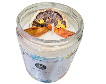 Autumn Spiced- Cinnamon | Container Candle | Scented Candle Gift | 100% Natural Soy Candles | Hand Poured | Housewarming Gift