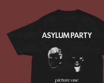 Asylum Party T-shirt Punk Tee Picture One Album T-shirt musique T-shirt inspiré des années 90