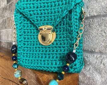 Handmade crochet bag