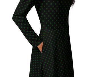 slim fit dress slacks Rent Nobody's Child Green Polka Dot Adrian Midi Dress main image 0