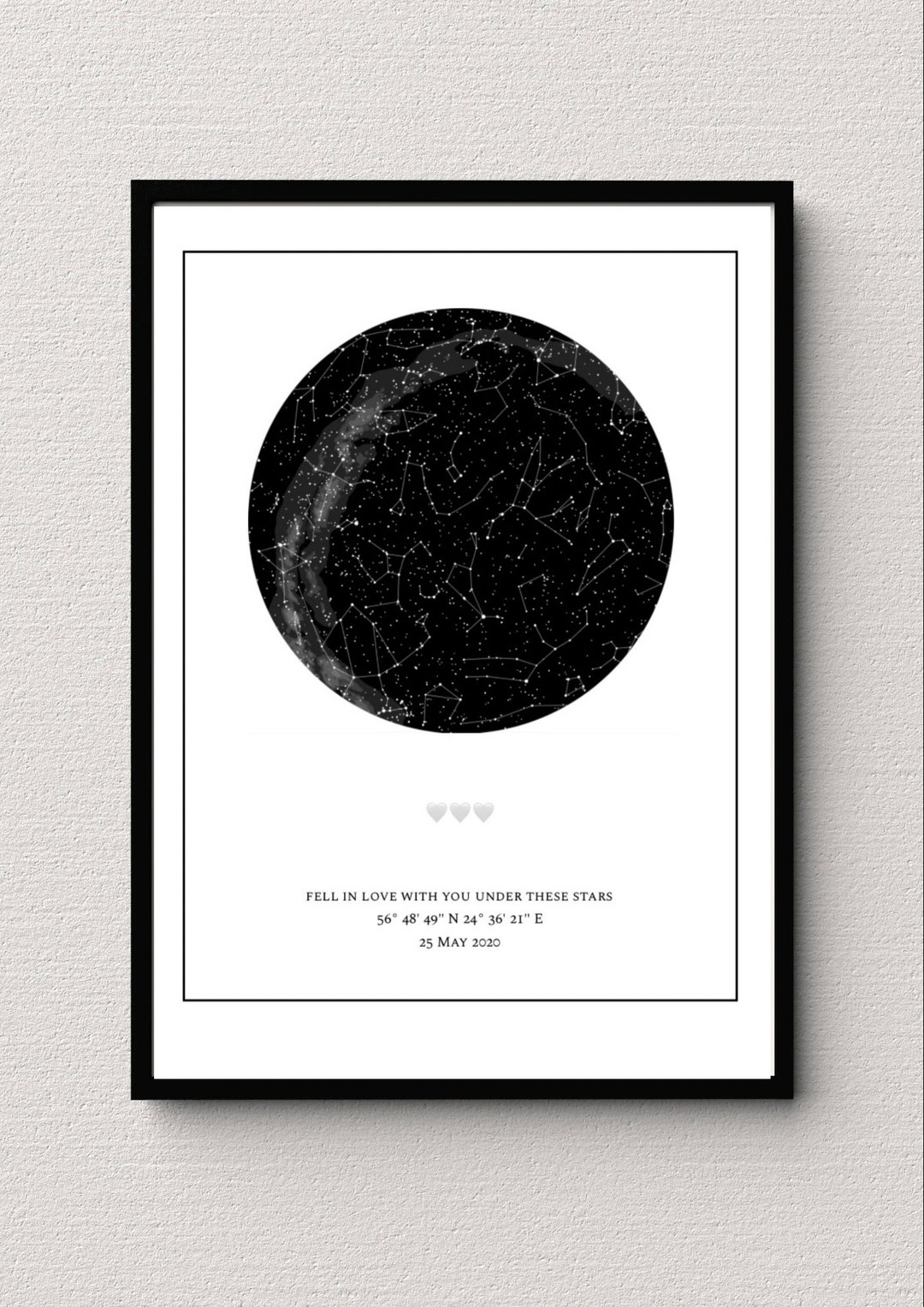 Create Your Costum Star Map - Etsy