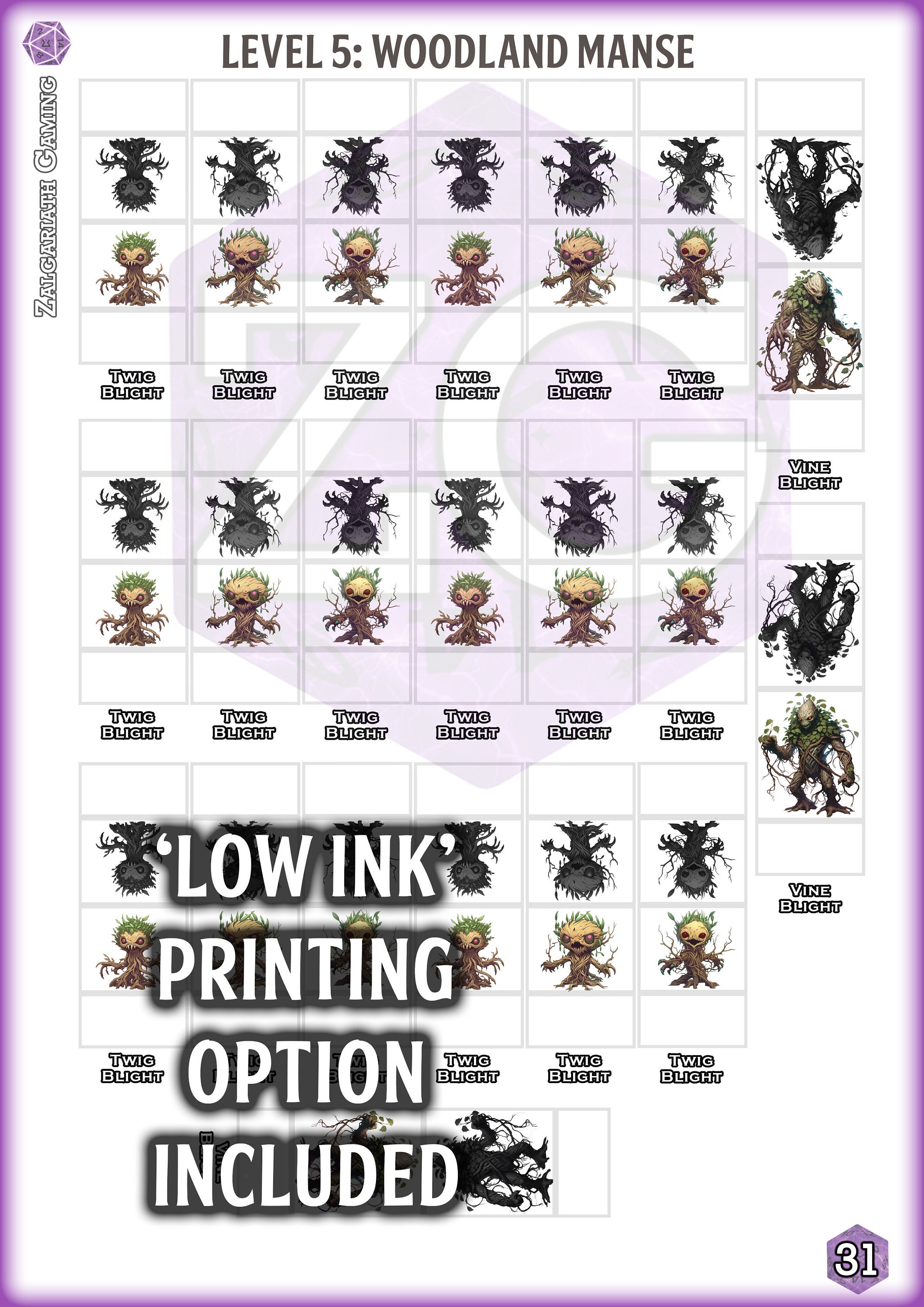 Dnd Dragon of Icespire Peak Printable Paper Minis and Creature Cards - Etsy