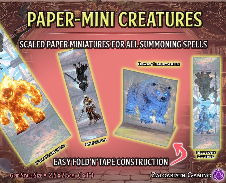 D&amp;D Wizard Spell Card Toolbox: Printable Cards, Area of Effect aoe ...