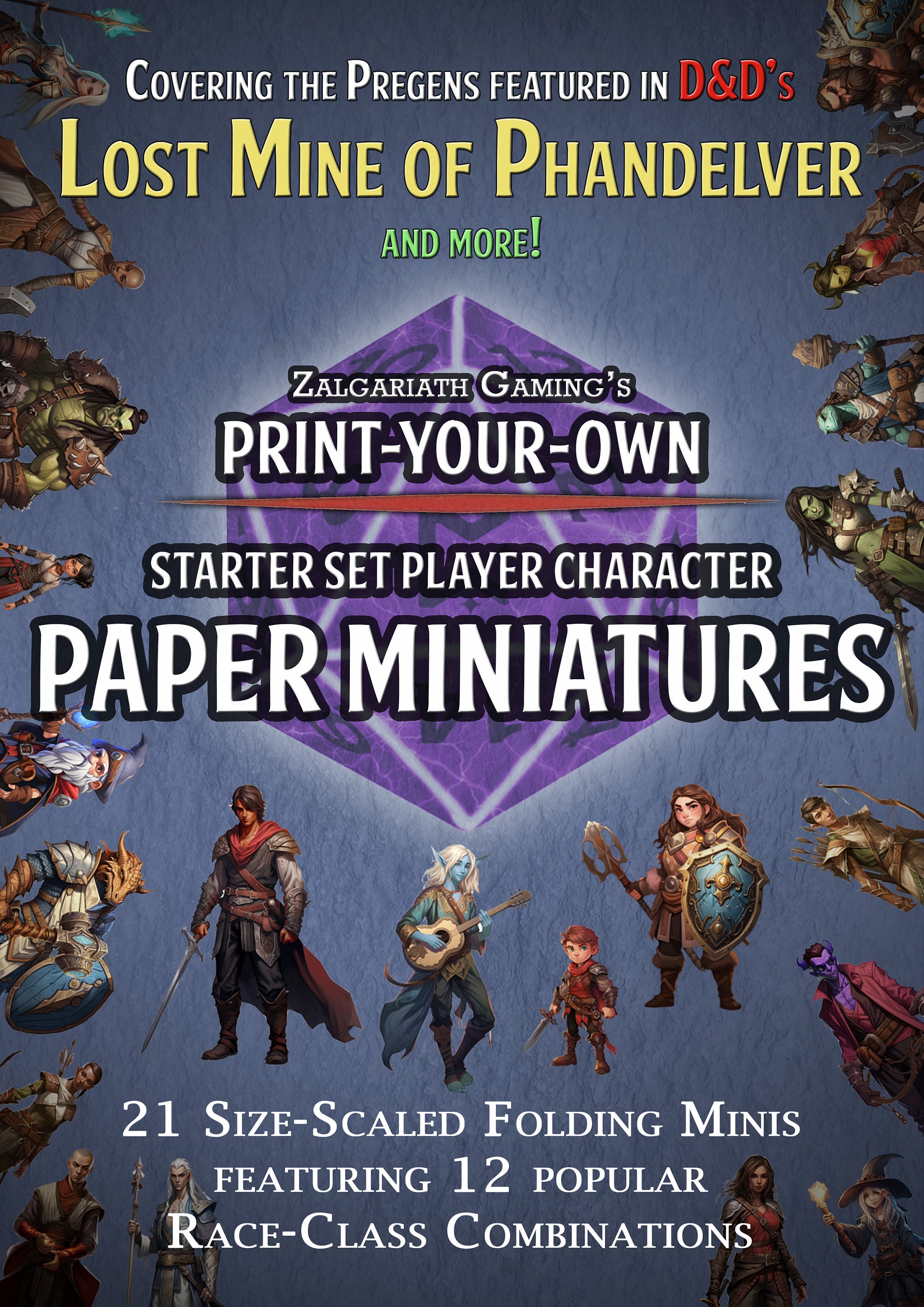 Dnd Lost Mine of Phandelver Printable Paper Minis and DM Card Super ...