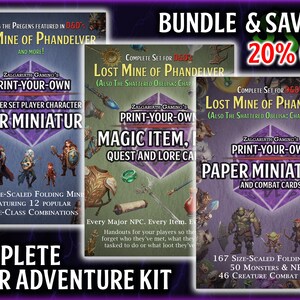 Dnd Lost Mine of Phandelver Printable DM Handouts - Every Quest, NPC ...