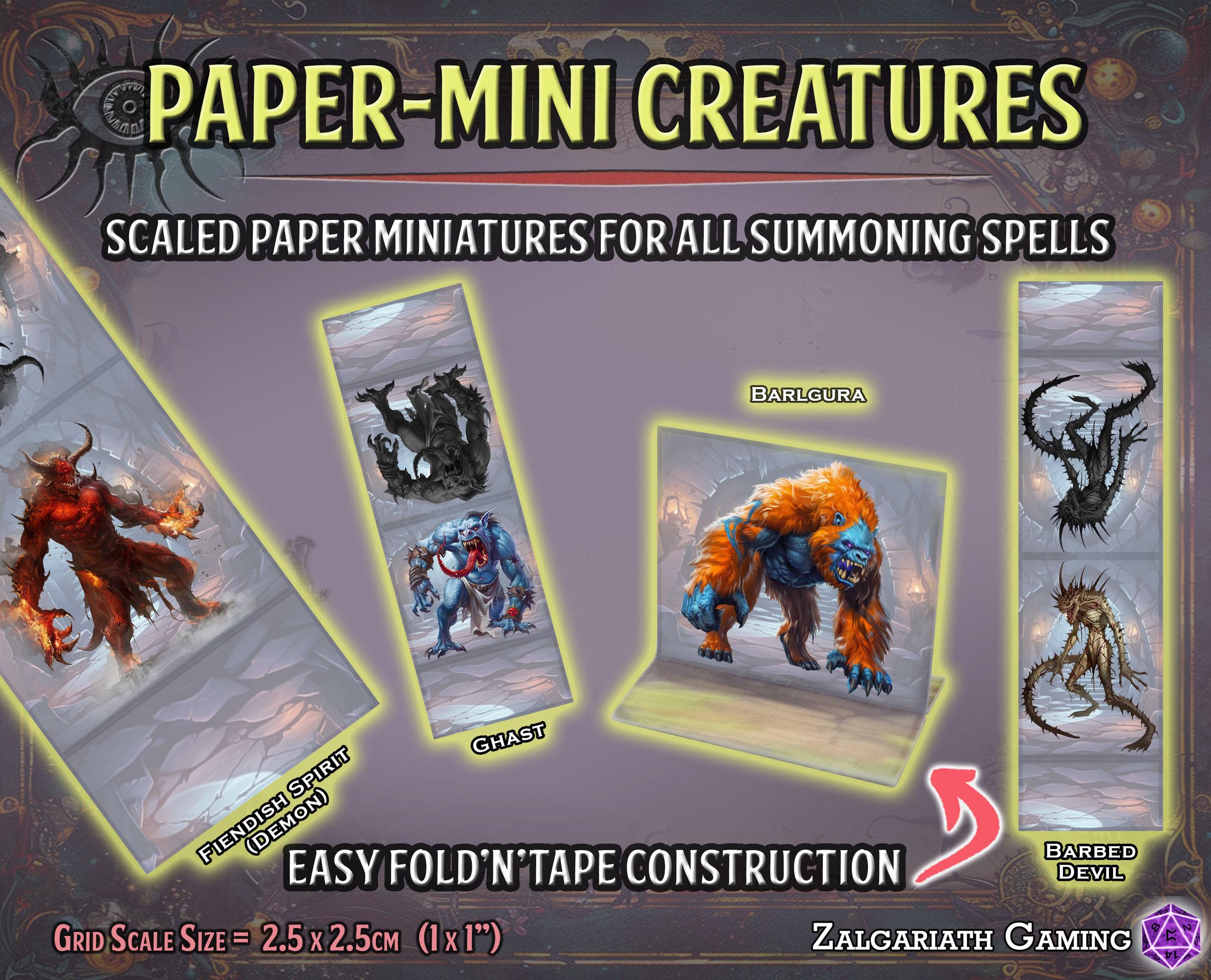 D&amp;D Warlock Spell Card Toolbox: Printable Cards, Area of Effect aoe ...