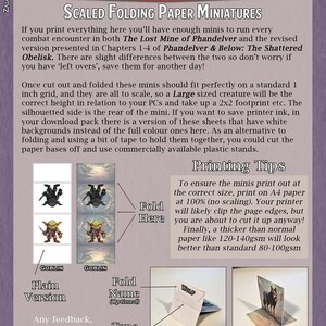 Dnd Lost Mine of Phandelver Printable Paper Minis and Creature Cards ...