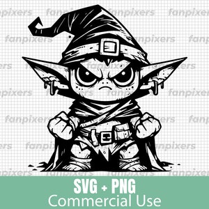 怒ったゴブリンの SVG と PNG は、商用利用に最適で、T シャツ、ステッカー、タトゥー、DIY プロジェクト用のデジタル ダウンロードです。
