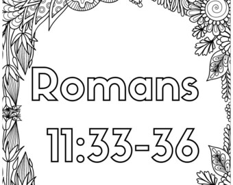 Scripture SONG w/ Coloring Book: Romans 11 (Copy and Paste the link in description to LISTEN to sample of song)