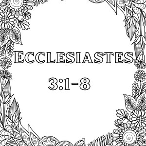 Scripture SONG w/ Coloring Book: Ecclesiastes 3 (Copy and Paste the link in description to LISTEN to sample of song)