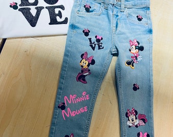 Minnie Mouse Girls Custom Outfit