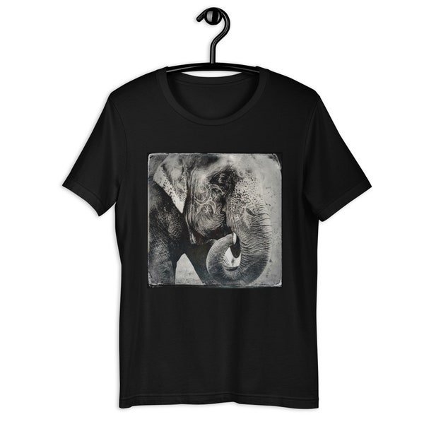 Elephant "TinType Style" Unisex-T-Shirt