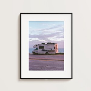 Van Beach Sunset Street Photography Fine Art Film Photography Print